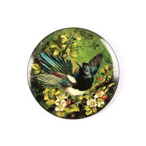 Doulton Lambeth wall charger bird & blossoms. By Florence E…