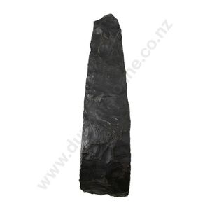 Impressive Pre-European Argillite Toki with Heavy Flaking, 42.5 Inches ...