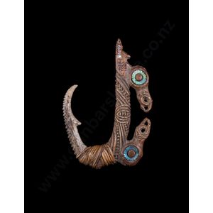 Master Carver Collection Pacific Islands Aged Bone Fish Hook