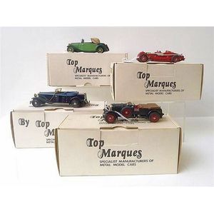 Four top Marques models (England), including B2 Bentley; RR4…