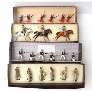 Four sets of Imperial Productions collectors figures, including…