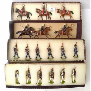 Four sets of Imperial Productions collectors figures, including…