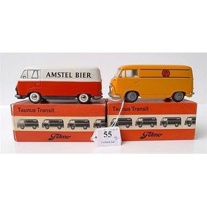 Two Tekno (Denmark) Taunus Transit 415 models, including…