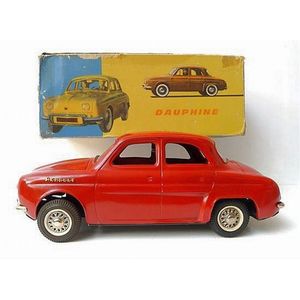 Joustra (France) friction powered Dauphine 2060, red body,…