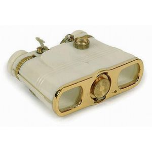 Binoca camera-binocular Japan; 16 MM., white-plastic case…