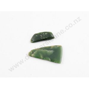 Pounamu whao/chisel & toki/adze with later holes formed to…