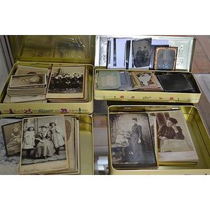 Collection of studio cards, cartes-des-visites and tin types…