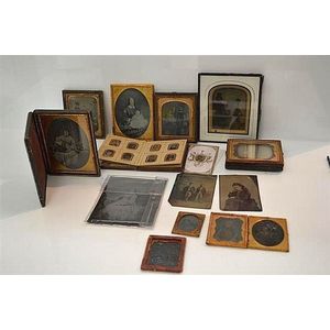 Collection of assorted 19th century photographic portraits…