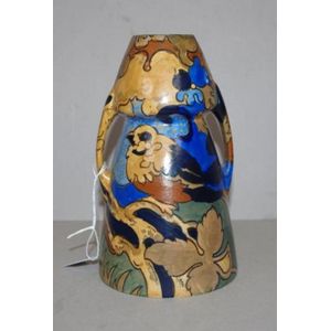 Frederick Rhead Bursley Ware Amstel vase, bird decoration, dual…