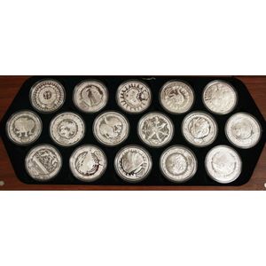 Sydney 2000 Olympic silver coin collection original set of 16 x…