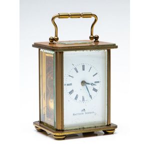 Matthew Norman Swiss Carriage Clock with 11 Jewels - Clocks - Carriage ...