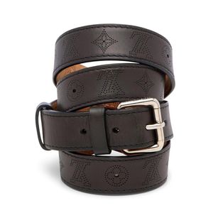 LOUIS VUITTON BELT Leather Black L 1170 mm made in France Men's Accessories  Used