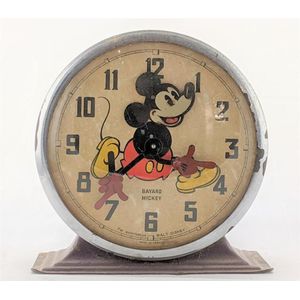 Walt Disney Mickey mouse clock. Bayard Mickey 'Stair Stepped'…