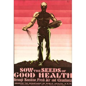 c1930s double-sided Health posters - 'Destroy That Dangerous…