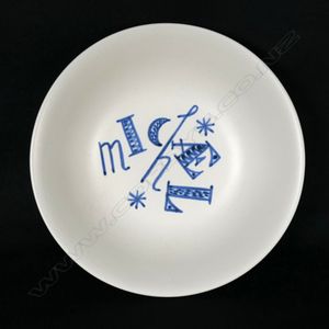 A unique bowl decorated by Frank Carpay for Crown Lynn, with&hellip;