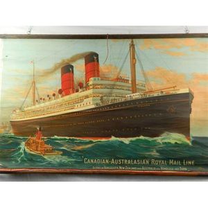 An early 20th century poster, Canadian-Australasian Royal Mail…