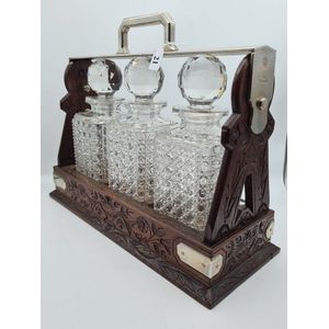 Tantalus, Betjemann's patent 'The Tantalus' with three hob nail…