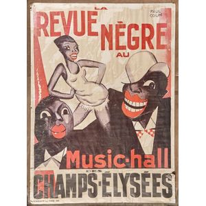 A very stylish Paul Colin 'La Revue Negre' music hall poster,…