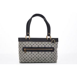 Louis Vuitton Monogram Mini Lin Pochette Grey Cotton Cloth ref