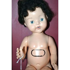 'Pedigree' English 22 inch walking doll with short hair & brown…