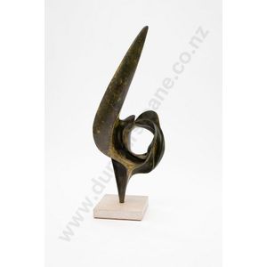 A good Edgar Mansfield animism sculpture, cast bronze set in a…