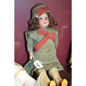 Heubach Koppelsdorf 275 12/0 German 14 inch doll with bisque…
