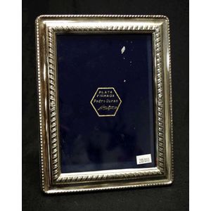 Spanish Pedro Duran silver photo frame marked 925, 23 x 18 cm