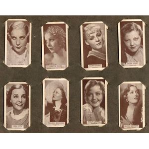 c1926-34 cigarette & trade cards, noted album of film stars;…