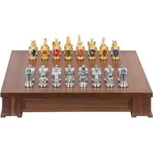 Franklin Mint, 'The Royal Houses of Britain Heraldic Chess Set'.…