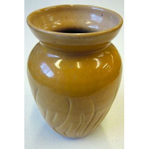 Australian Pottery: Allan Lowe baluster shaped pottery vase…