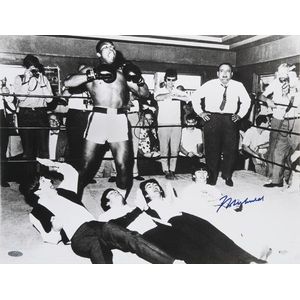 Poster Toile Muhammad Ali & The Beatles - Art Mural Moderne - Impression Qualité