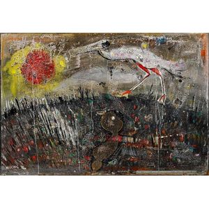 Bernard Hesling (Australian, 1905-1987). Stork Legend of the…