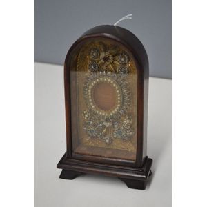 19th century framed decorative metalwork and jewelled 'folly'…