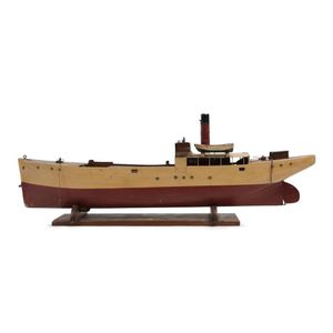 Waterhen' scratch built model boat, battery power, early 20th…