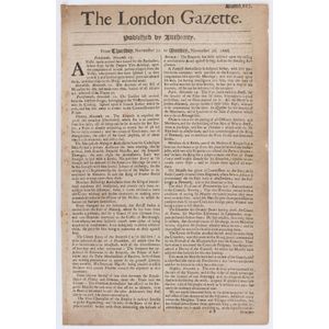 London Gazette - England - 1666 issues: complete run between…