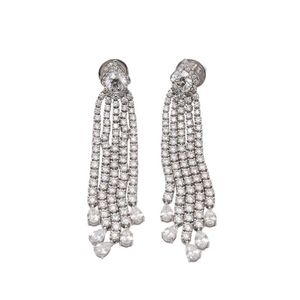 Graff 'Jasmine' Diamond Cascade Drop Earrings - Earrings - Jewellery