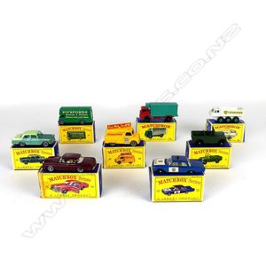 Eight boxed Lesney 'Matchbox' Series model vehicles, Including…