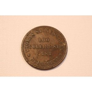 Trade token, Thomas Stokes Mariner 100 Collins St Melbourne,…