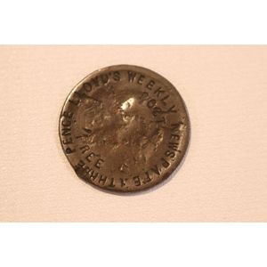 Trade token, Three Pence, Lloyds Weekly Newspaper