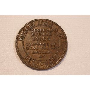 Trade token, Robert Hyde & Co., General Marine Store, Shippers…