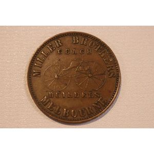 Trade token, Miller Brothers Coach Builders Melbourne by Stokes…