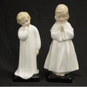 Congratulations Royal Doulton Images Figurine Couple White with Champagne HN3351