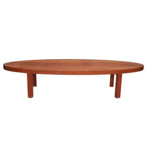 Oblong Oak Scandinavian Coffee Table - Scandinavian - Other - Furniture ...