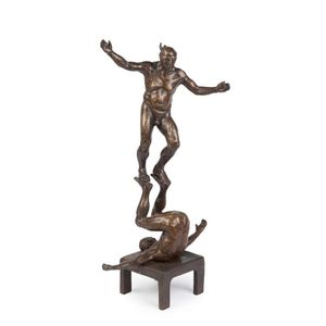 BARBARA McLEAN (b. 1944), Balancing Act, Bronze, signed B.…