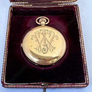 Jw benson 18ct gold pocket watch hotsell