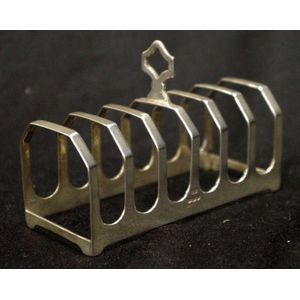 Sterling Silver Toast Rack Dated 1933 - Barker Brothers of England - Ruby  Lane