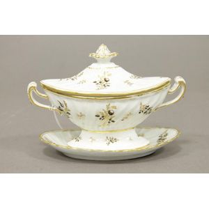 Chamberlains Worcester Floral Tureen & Stand - Worcester - Ceramics