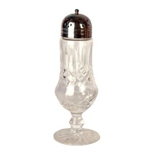 A Waterford Crystal 'Lismore' sugar caster, baluster shape with…