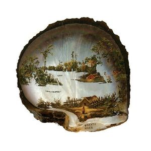 A New Zealand colonial painted shell, attributed to John…