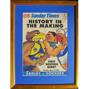 west coast eagles signed, Collectables